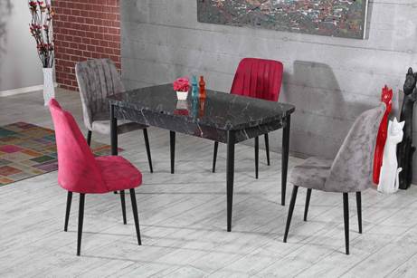 FIDELIO FLYWOOD BLACK ΤΡΑΠΕΖΙ ΕΠΕΚΤΕΙΝΟΜΕΝΟ 130+40x80x75 εκ.
