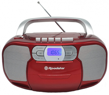 Roadstar RCR-4635UMP/RD Φορητό Ράδιοcd με κασετόφωνο
