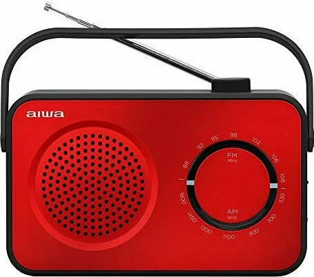 Aiwa R-190RD Φορητό Ραδιόφωνο Ρεύματος / Μπαταρίας Κόκκινο