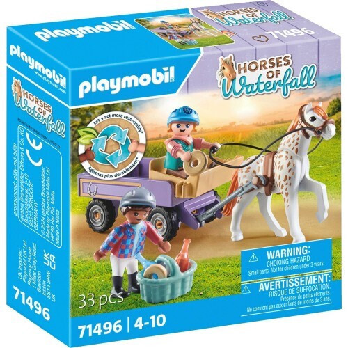 Playmobil Αλογο Με Αμαξα (71496)