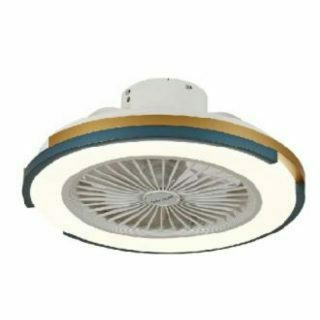 Lineme Ανεμιστήρας Οροφής Τηλεχειριζόμενος Helvia και LED Φωτισμός 35W Λευκό | | 02-00186