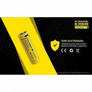 NiteCore NL2150HPR USB-C 21700 5000mAh Μπαταρία