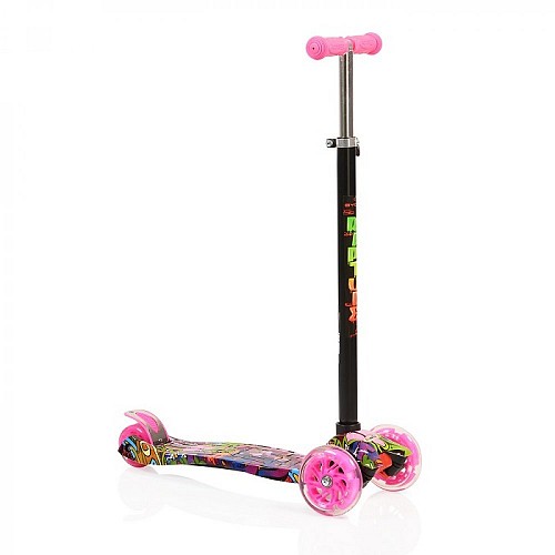 Byox Πατίνι Scooter Rapture με Φωτιζόμενες Ρόδες Pink (3800146255442)