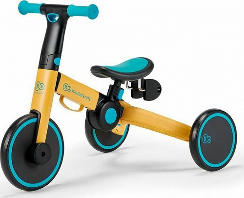 Kinderkraft Παιδικό Τρίκυκλο Ποδήλατο Πτυσσόμενο 4 Trike για 1-5 Ετών Κίτρινο KR4TRI00YEL0000