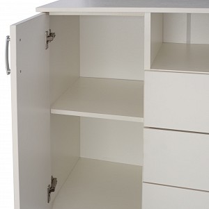 B2bmarkt ΜΠΟΥΦΕΣ ΜΕ 2 ΝΤΟΥΛΑΠΙΑ Κ 3 ΣΥΡΤΑΡΙΑ ADLER ΛΕΥΚΟΣ HM2430.03 120X45X85Y εκ.