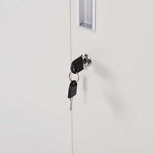 B2bmarkt ΜΕΤΑΛΛΙΚΟΣ ΤΡΙΠΛΟΣ ΦΟΡΙΑΜΟΣ ΜΕ ΚΛΕΙΔΑΡΙΕΣ ALTONA HM5634.11 ΓΚΡΙ 90x45x185Υεκ.