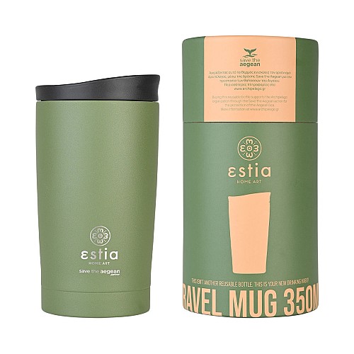ESTIA ΘΕΡΜΟΣ TRAVEL MUG SAVE THE AEGEAN 350ml FOREST SPIRIT 01-20392